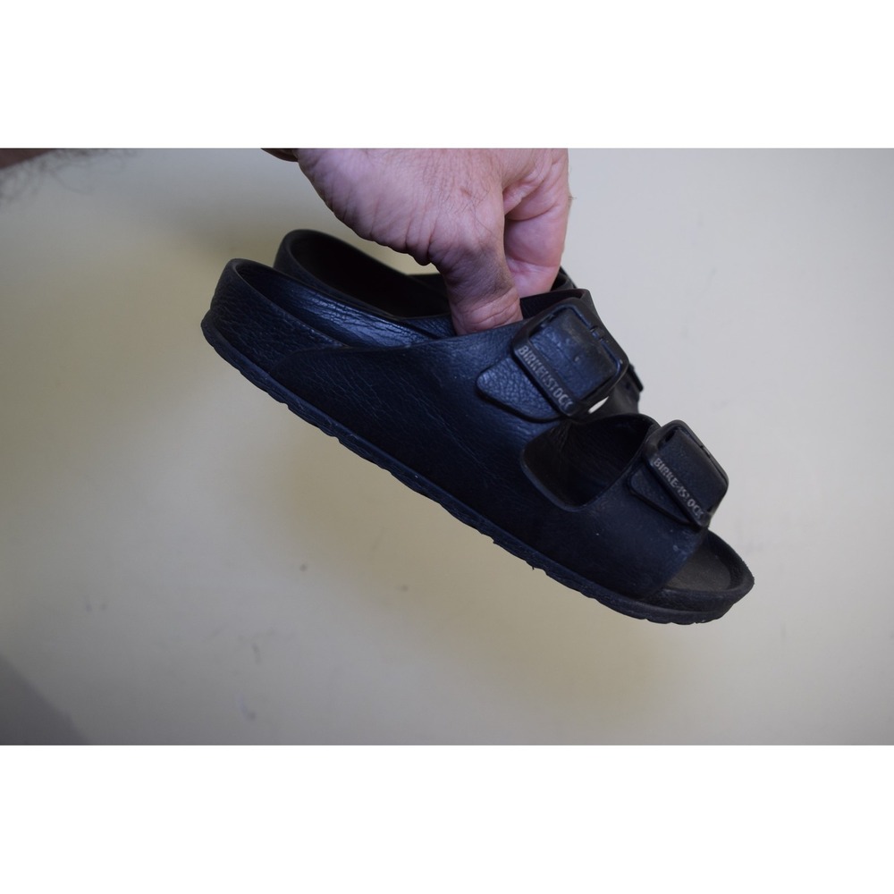 Birkenstock ARIZONA Vegan Plastic Sandals BOYS GIRLS 31 US 13 13.5 Black